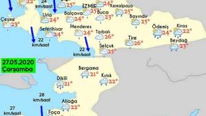 İzmir serin ve yağışlı havanın etkisinde
