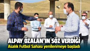 Menemen Asarlık Futbol sahası yenilenmeye başladı