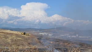 Aliağa'da Otluk Alanda Yangın 