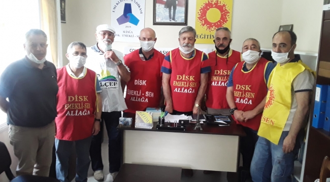 DİSK'e bağlı Emekli Sen Aliağa Şube KYME Antik Kentinde İmar Düzenlemesine Tepki