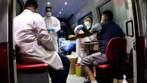 Foça'da Kızılaydan gece mesaisi 