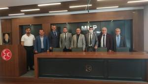 MHP Aliağa İlçe Teşkilatı'ndan Şahin'e Hayırlı Olsun Ziyareti