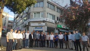 Teşkilat bölge başkanından MHP'Aliağa başkanlığı'na ziyaret