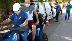 Yenişakran'da  traktörler muayeneden geçti 