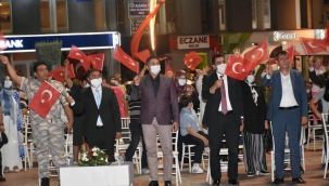 ALİAĞA 15 TEMMUZ ŞEHİTLERİNİ ANDI