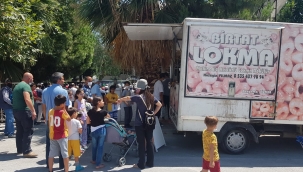 Aliağa'da Ayasofya için şükür lokması