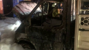 Aliağa'da Oto tamir atölyesinde yangınİ 