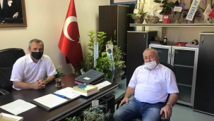 Başkan Berk'den ,Başhekim Koçyiğit'e Hayırlı Olsun Ziyareti