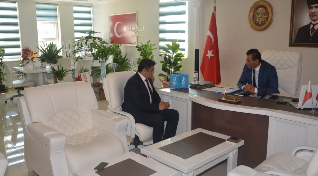 Başkan Serkan Acar  yeni emniyet müdürünü ziyaret etti