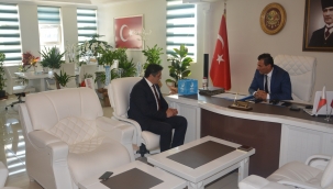 Başkan Serkan Acar  yeni emniyet müdürünü ziyaret etti