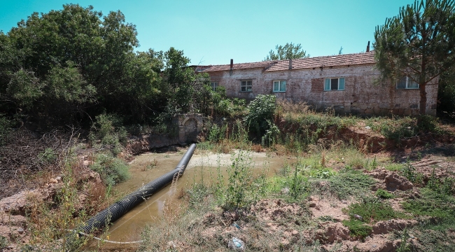 Bergama Bozköy'de tarihi çeşme yeniden hayat buluyor