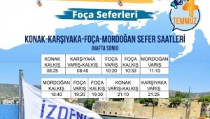 İZDENİZ'de yaz seferleri başlıyor
