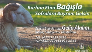 İzmir'de belediyeden "askıda kurban" kampanyası