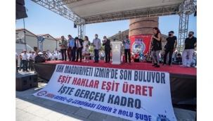 İzmir'de KHK'lı işçiler sosyal haklarına kavuşuyor