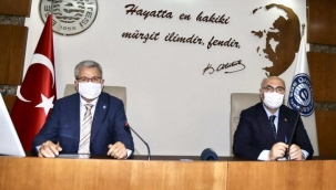 İzmir Valisi Yavuz Selim Köşger EÜ'yü ziyaret etti