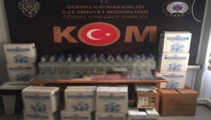 kaçak içki ve cinsel içerikli hap operasyonu
