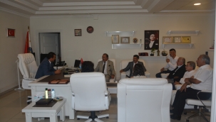 MHP'den Emniyet Müdürü Balıkçıoğluna  hayırlı olsun ziyareti 