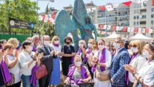 Neptün Soyer Meçhul Kadın Anıtı'nın açılışında konuştu: "İstanbul Sözleşmesi yaşatır"