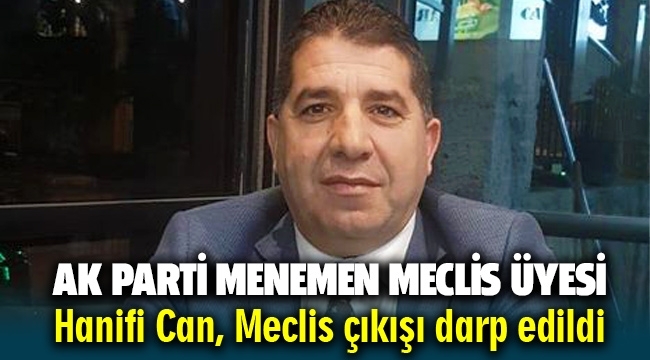 AK Parti Menemen Meclis Üyesi Hanifi Can Meclis çıkışı belediye çalışanları tarafından darp edildi