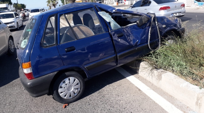 Aliağa'da Trafik kazası:2 yaralı