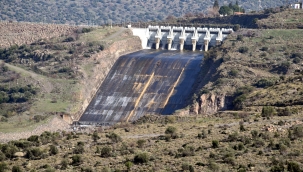 Aliağa Güzelhisar Barajı'nda doluluk oranı azaldı.