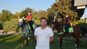 Atlı polisler Aliağa'da göreve başladı.