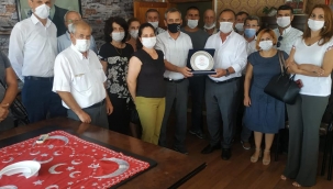 Başhekim Koçyiğit'ten Başkan Aydemire İade-İ Ziyaret