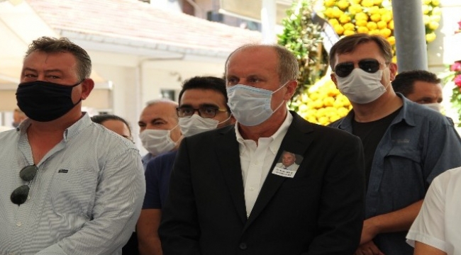 CHP'li Akman'ın cenazesine katılan Muharrem İnce'den açıklamalar