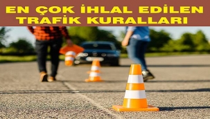 En çok ihlal edilen 5 trafik kuralı