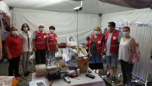 Foçadan Kızılaya 56 Ünite Kan Bağışı