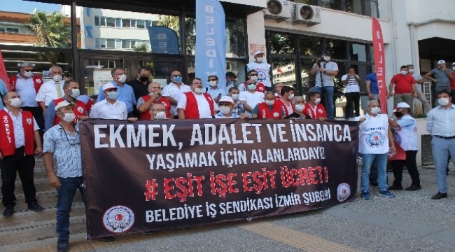 İzmir Büyükşehire grev kararını astılar