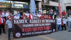 İzmir Büyükşehire grev kararını astılar