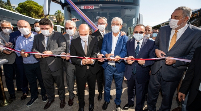 İzmir'de 52 yeni otobüs daha hizmete girdi