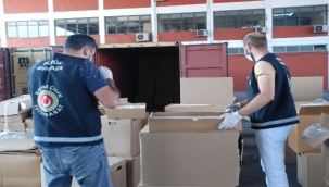 İzmir'de dev kaçak sigara operasyonu: 41 milyon dal sigara ele geçirildi