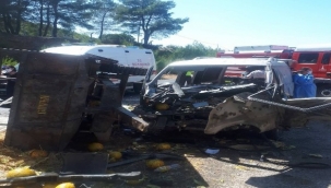 İzmir'de feci kaza: 11 yaralı