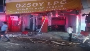 İzmir'de LPG bakım servisinde patlama: 2 işçi ağır yaralandı