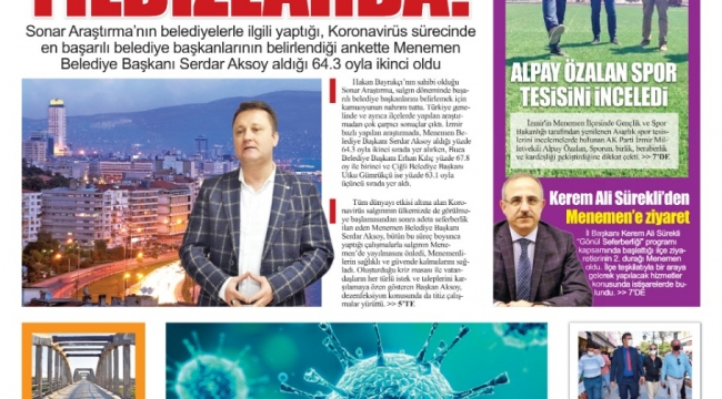 Menemen Haber Gazetesi yayın hayatına merhaba dedi