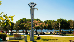 Ücretsiz ve kablosuz internet artık 30 ilçede