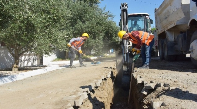 Yeni Şakran'da doğalgaz çalışmaları devam ediyor