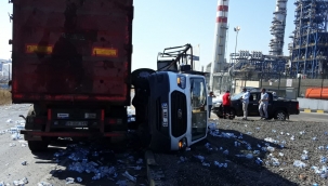 Aliağa'da Trafik Kazası:1 Yaralı