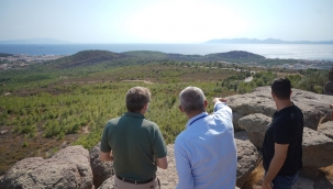 AYVALIK BELEDİYE BAŞKANI ERGİN: BU ALANIN BİR KARIŞINI BİLE AÇ GÖZLÜ RANTÇILARA TESLİM ETMEYİZ