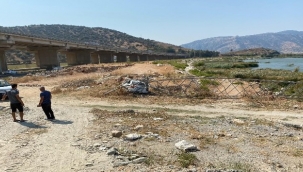 Direğin içinden geçti, burnu bile kanamadı