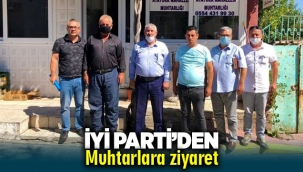  İYİ Parti'den Muhtarlara ziyaret