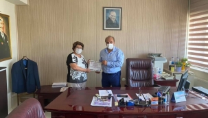 Kaymakam Karaman'dan Muhtarlara Teşekkür Belgesi.