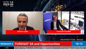 TÜRKSAT 5A ilk kez canlı yayınla tüm dünyaya gösterildi