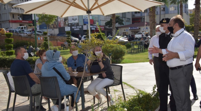 Aliağa'da Koronavirüs Denetimleri Devam Ediyor