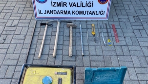 Bergama'da kaçak kazı yapan1 kişi yakalandı