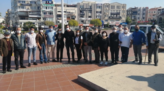 CHP Aliağa ilçe teşkilatı Şehit Yüzbaşı Oğuz Özgür Çevik 'i andı 