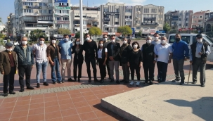 CHP Aliağa ilçe teşkilatı Şehit Yüzbaşı Oğuz Özgür Çevik 'i andı 