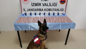 Dur ikazına uymayan araçtan uyuşturucu haplar çıktı